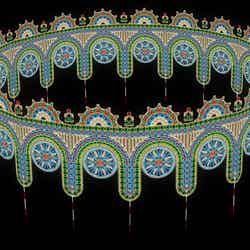 噴水広場のルミナリエ作品(デザインビジュアル)/画像提供:神戸市