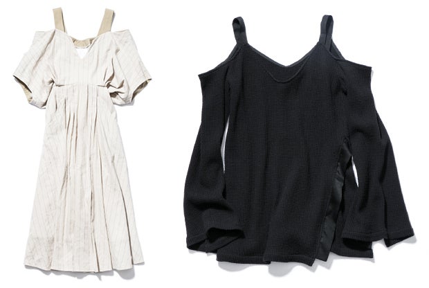 モテ女スタイルに！オフショルダーで色っぽヘルシーに肌見せ