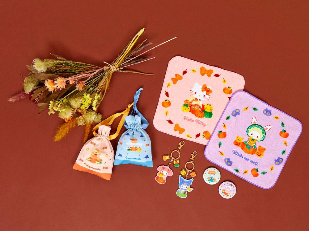 ピューロハロウィングッズ集合イメージ（C）2021 SANRIO CO．，LTD．TOKYO，JAPAN 著作 株式会社サンリオ