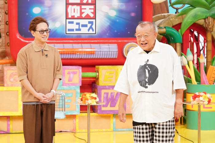 中居正広、笑福亭鶴瓶(C)日本テレビ