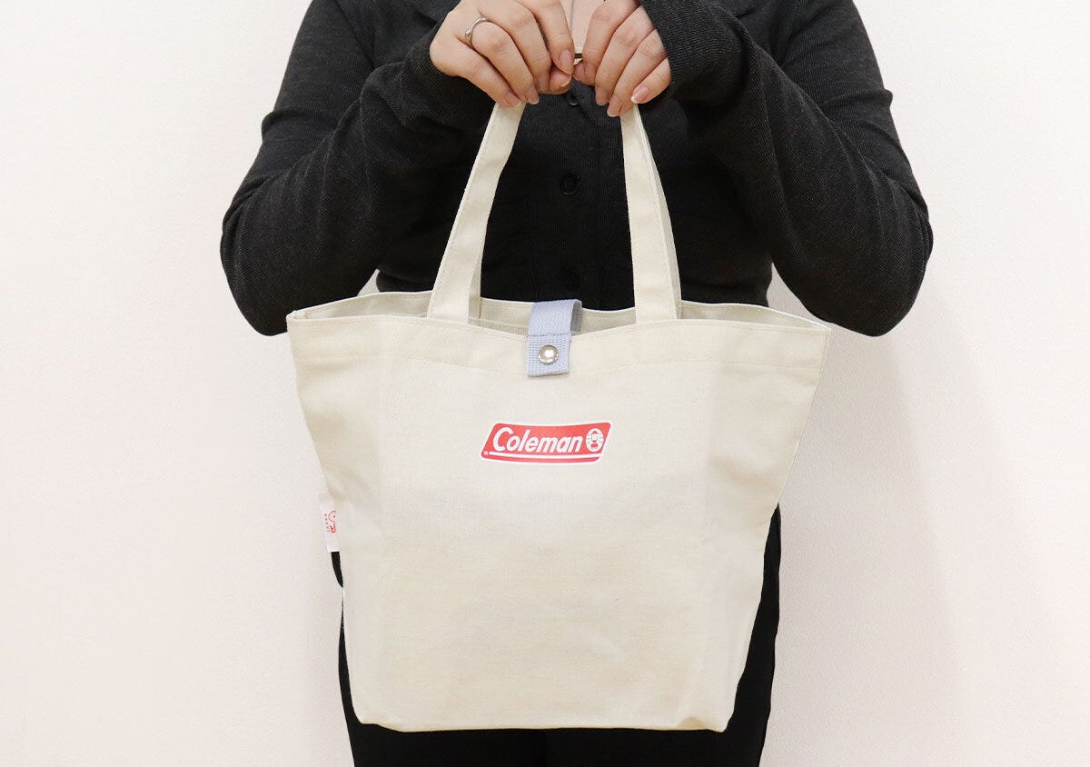 宝島社雑誌付録のInRed5月号のコールマンのセットでも別々でも使える！トートバッグ＆マチ広ボックス型アルミバッグ4