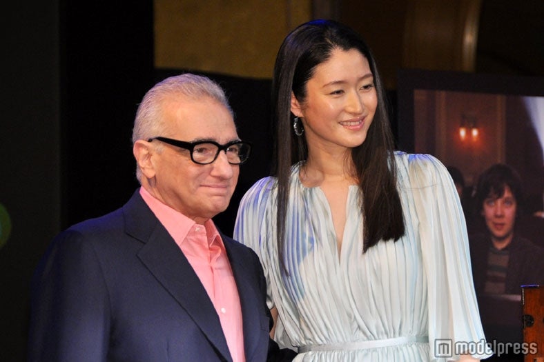 （写真左から）マーティン・スコセッシ監督、小雪
