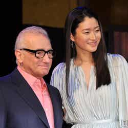 (写真左から)マーティン・スコセッシ監督、小雪