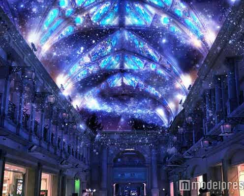 神秘的な氷の世界が出現 冬のお台場が幻想的なショー空間に