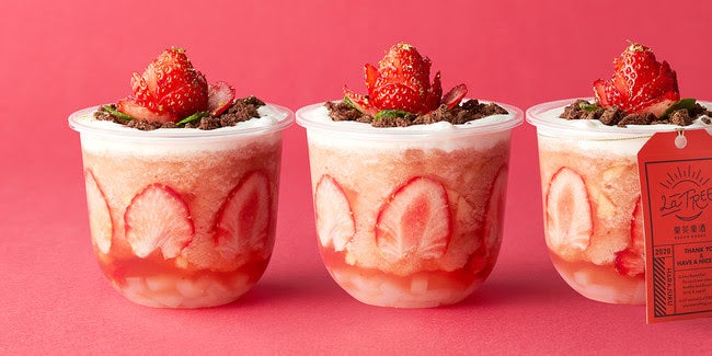 原宿「LaTREE（ラ・ツリー）果茶果酒」いちごの冬ドリンク「ラッキーストロベリー」登場