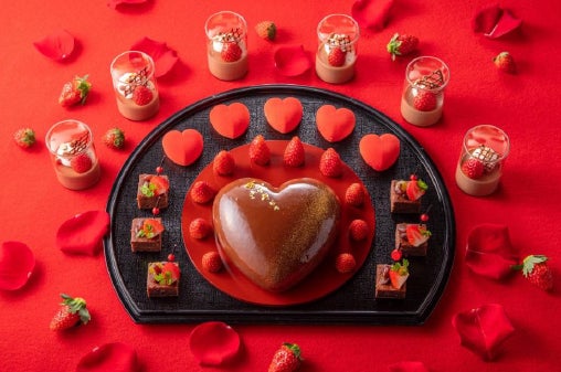 バレンタインメニュー4品／画像提供：ヒルトン東京お台場