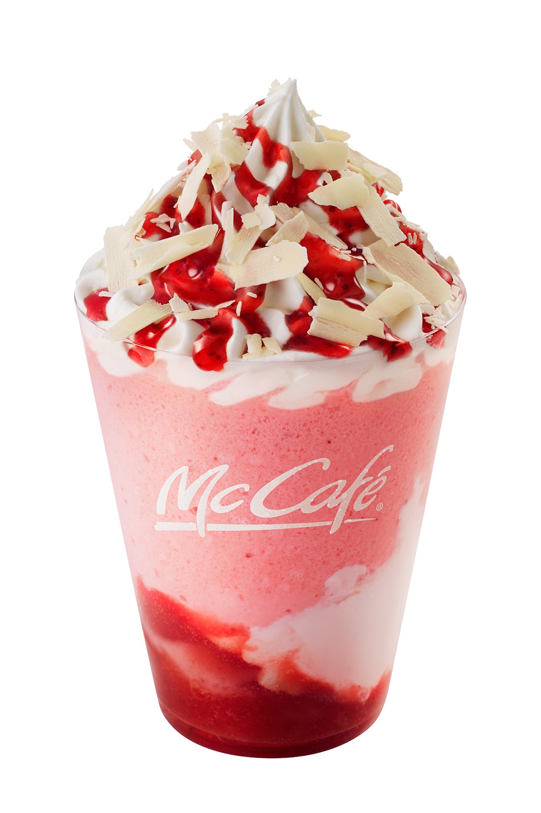 ホワイトチョコストロベリーフラッペ／画像提供：日本マクドナルド