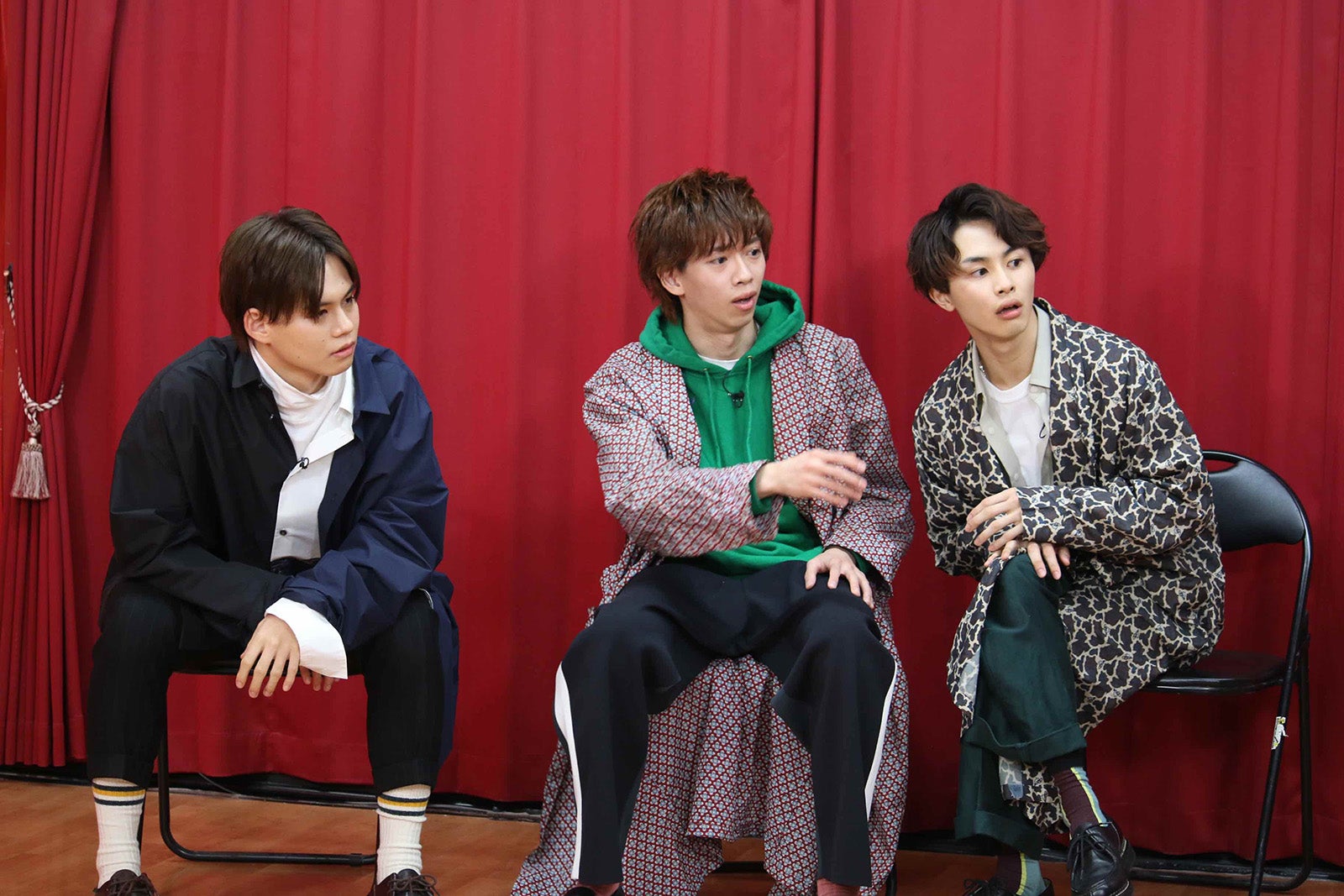 （左から）カイ、リョウガ、タクヤ（C）フジテレビ