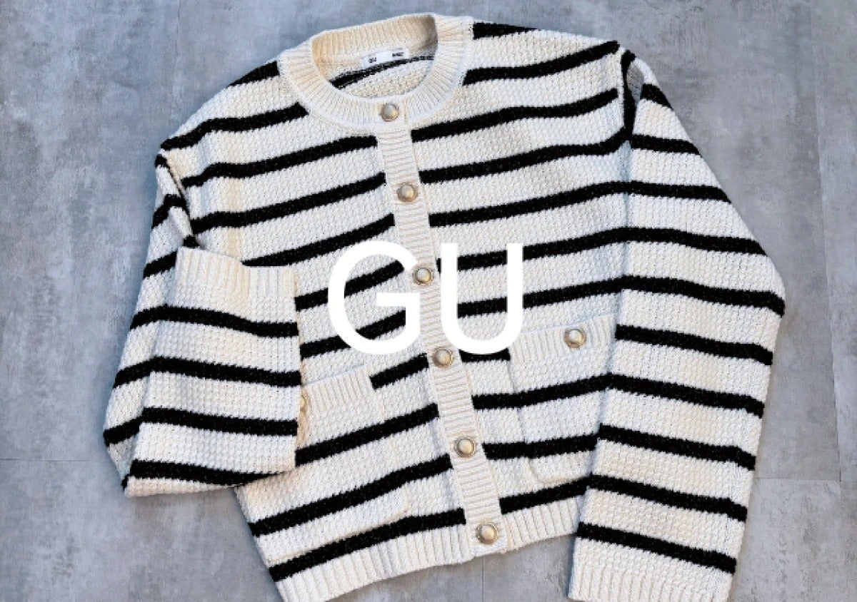 GUに可愛い”春服”ぞくぞく登場中♡さっと着るだけでおしゃれに見える！神コスパカーディガン