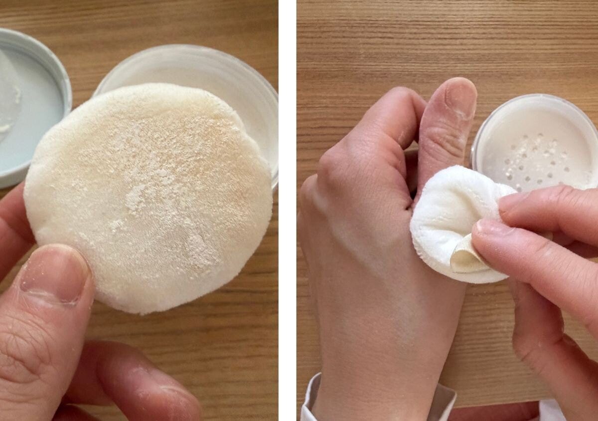 パウダーの付けすぎ・最初ののせ方に注意