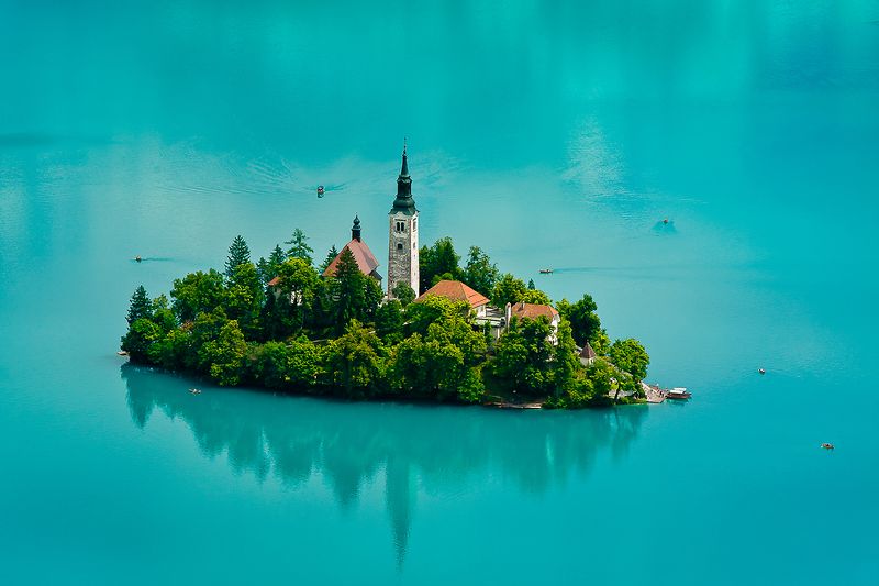 聖マリア教会／画像提供：スロベニア観光局