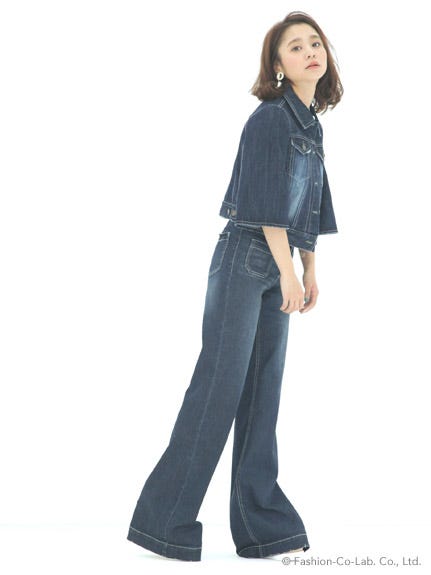 ハイウエストデニムバギーパンツ「BLONDY ReLISH」14,904円(税込)