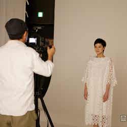 蒼井優/資生堂「フルメーク ウォッシャブル ベース」新CMメイキングショット