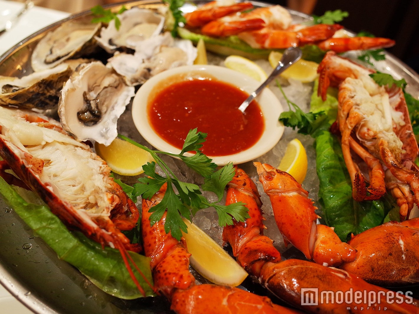 シーフードプラッター（C）モデルプレス