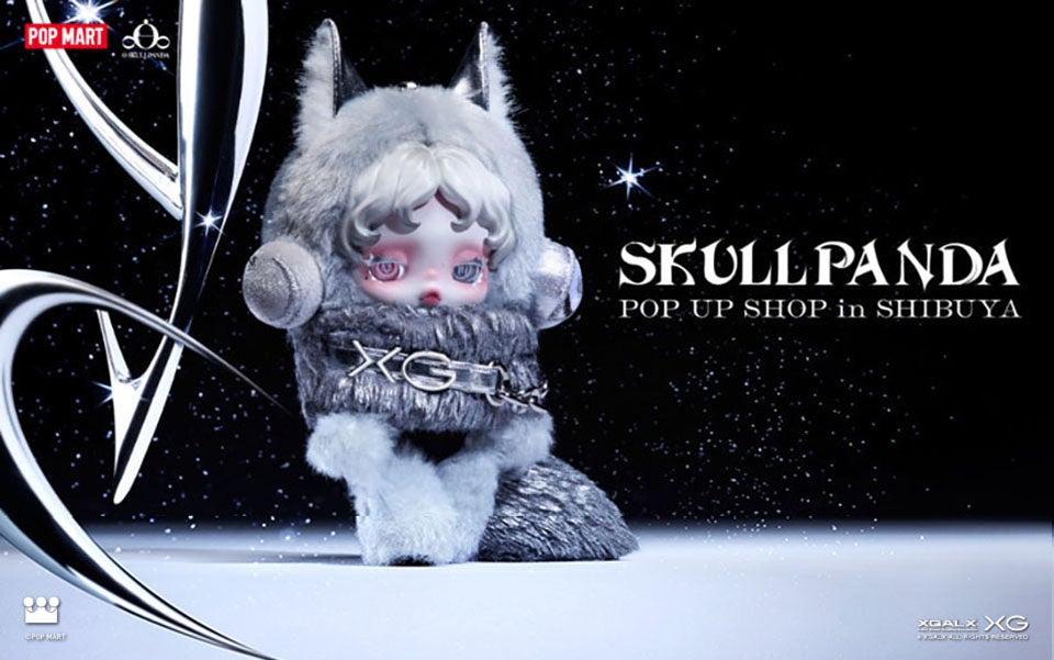 XG、人気アートトイ「SKULLPANDA（スカルパンダ）」と日本限定コラボ
