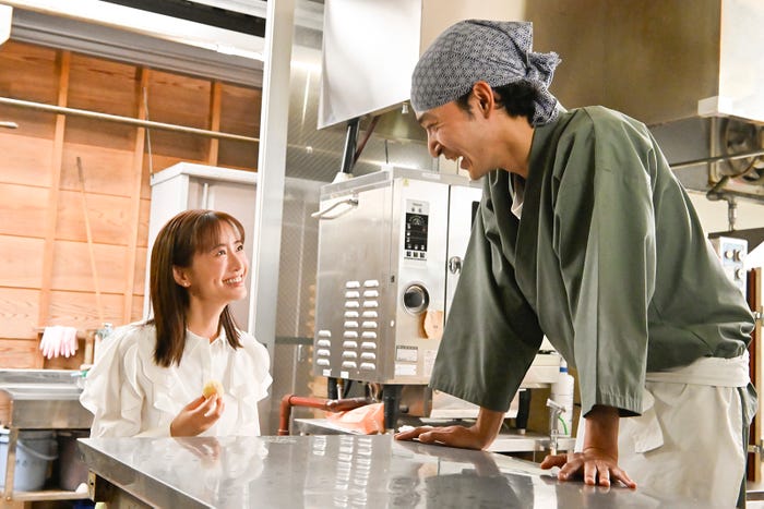 松本まりか、上杉柊平「ミス・ターゲット」第5話より(C)ABCテレビ