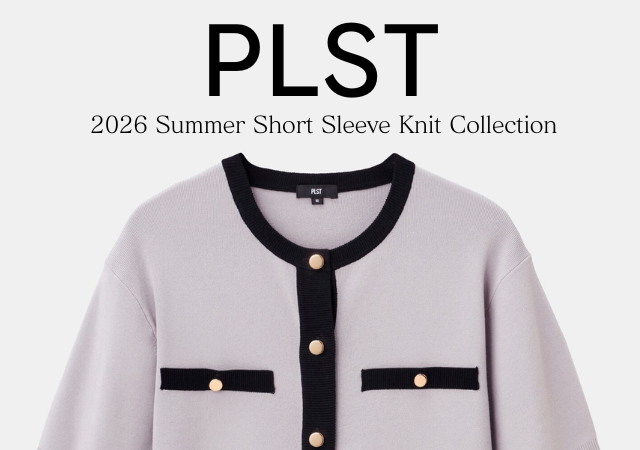 きれいめ派さんはPLSTの半袖ニットがおすすめ！これ1着でおでかけも仕事もOKって助かる！