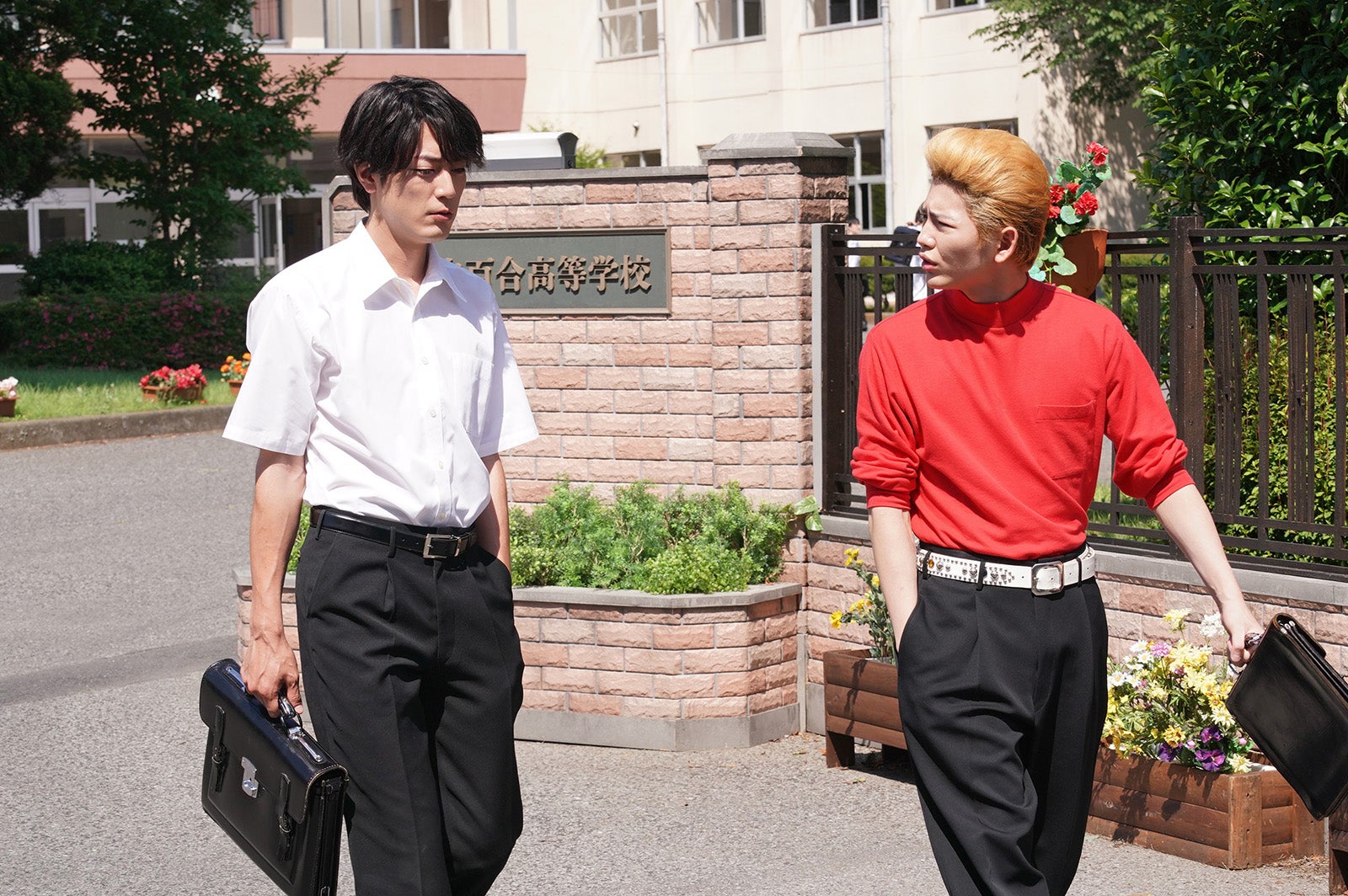 間宮祥太朗、春本ヒロ／「ナンバMG5」第9話より（C）フジテレビ