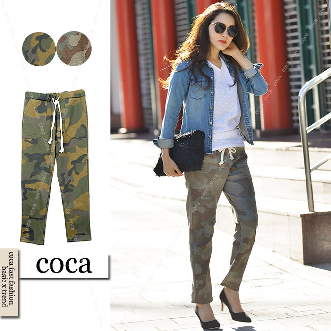 カモフラ柄ジョッパーズパンツ「coca」2,490円(税込)