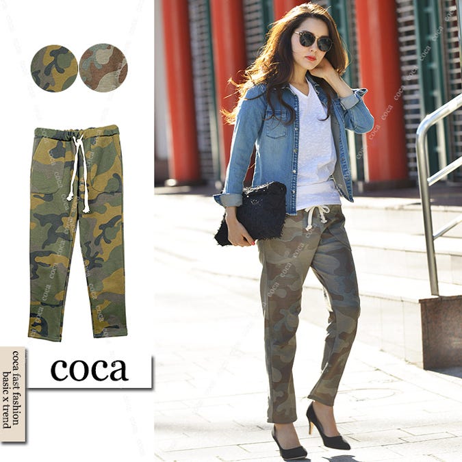 カモフラ柄ジョッパーズパンツ「coca」2,490円(税込)