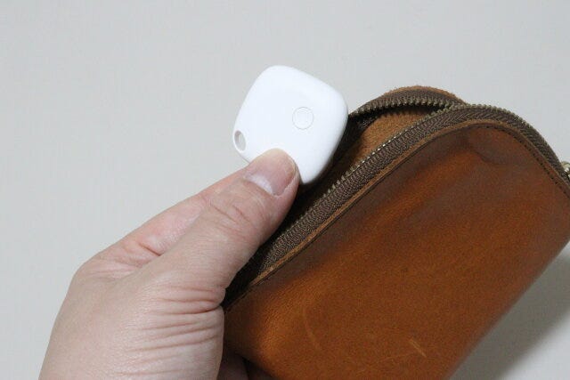 ダイソー　紛失防止タグ　使用例