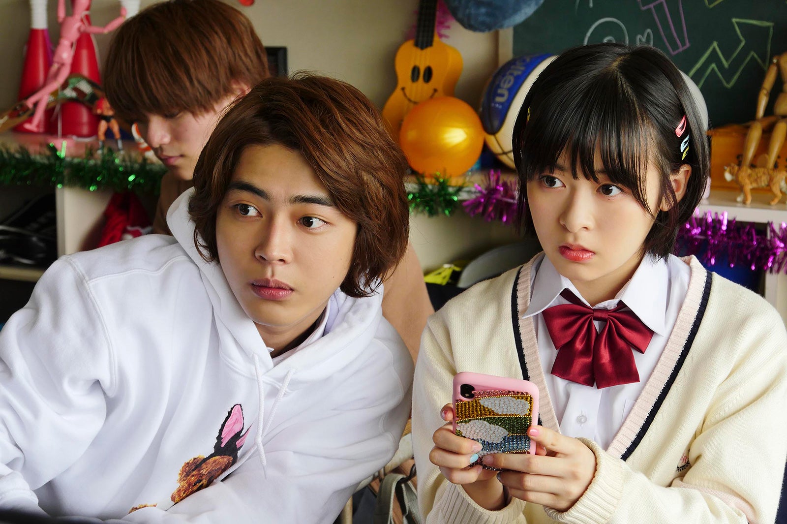 倉悠貴、森七菜（C）フジテレビ