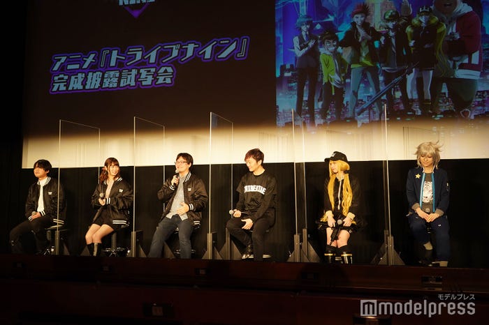 堀江瞬、渕上舞、青木悠監督、トゥーキョーゲームス・小高和剛氏、えなこ、つんこ (C)モデルプレス