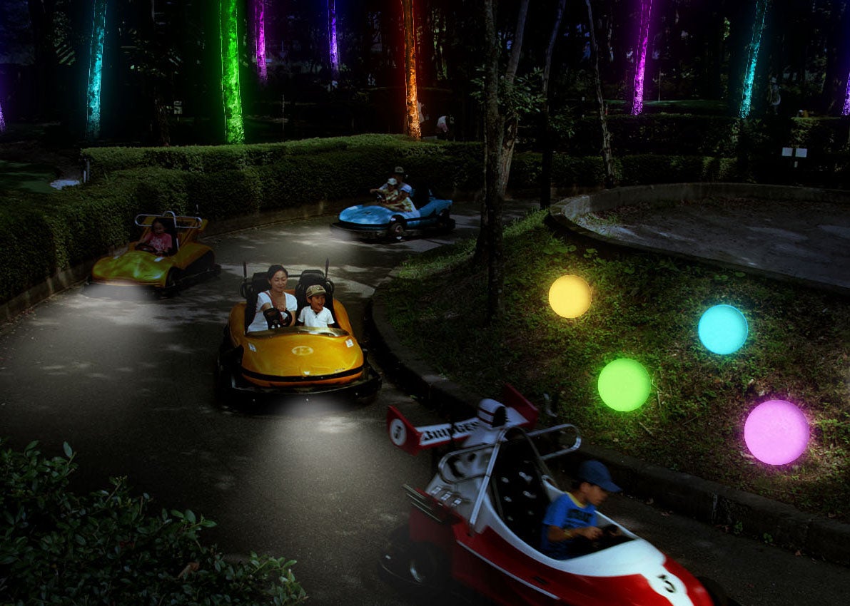 光のゴーカート ／画像提供：日本ビューホテル株式会社