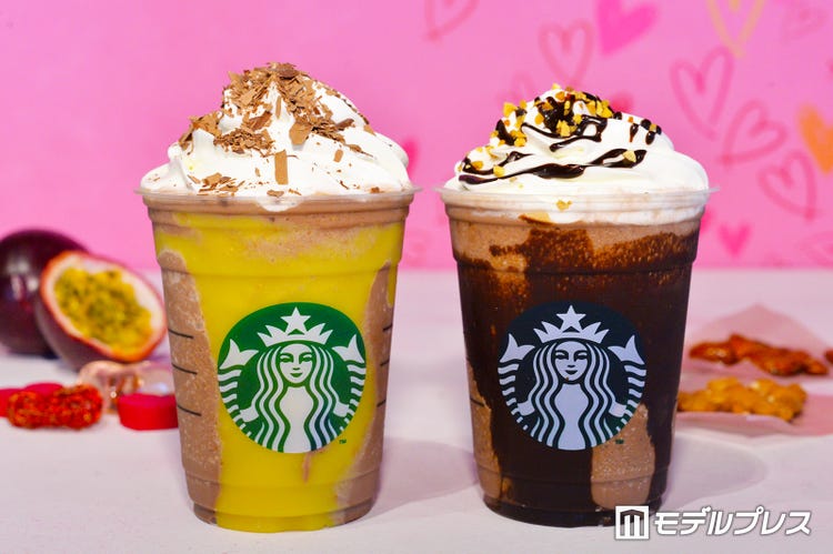 画像1 5 スタバ 今年のバレンタインはアーモンド パッションフルーツ 初のチョコレートムースのホットドリンクも登場 試飲レポ モデルプレス