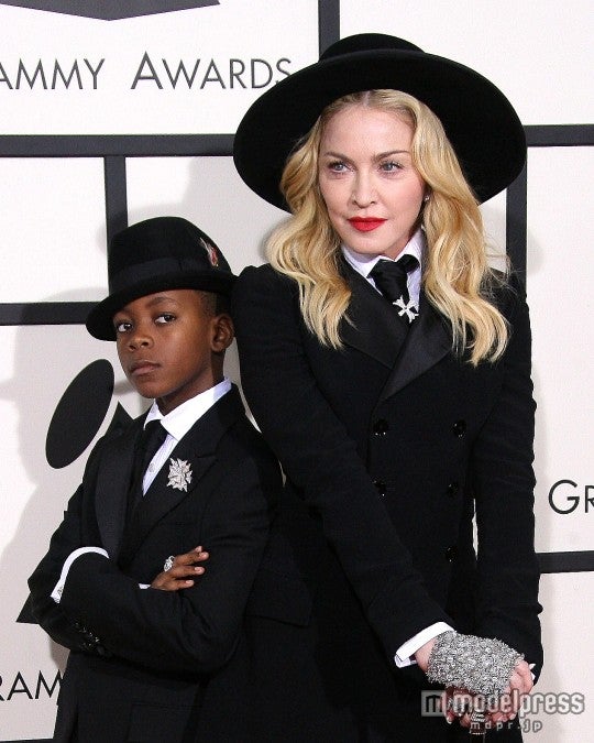 マドンナと息子デヴィッド・バンダ君。Newscom / Zeta Image