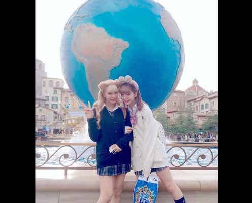 藤田ニコル&紗蘭、制服ディズニーを満喫 久々“JK”姿に「待ってました」「おかえり」の声