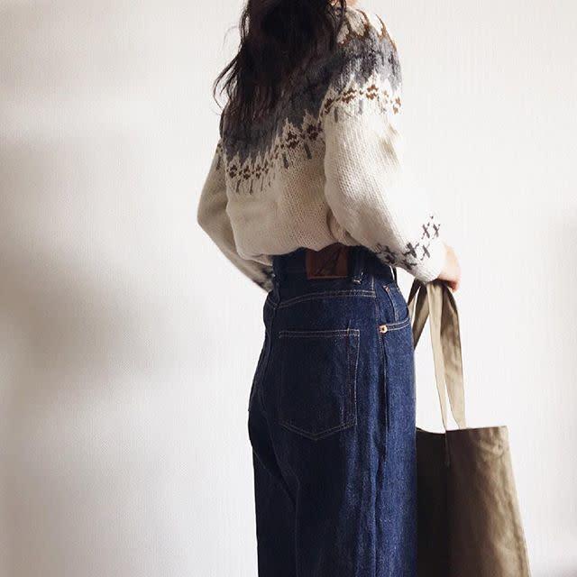 寒い冬は温かみのあるノルディックニットでほっこりと 北欧柄がカジュアル可愛いニットコーデ11選 モデルプレス