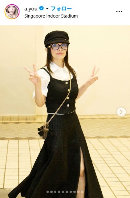 浜崎あゆみInstagramより