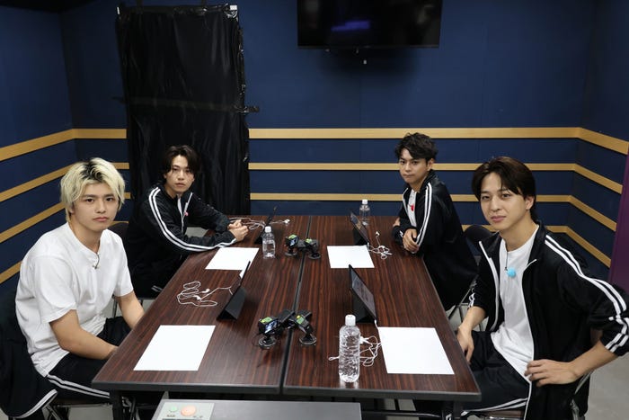 篠塚大輝、橋本将生、佐藤勝利、寺西拓人(C)フジテレビ