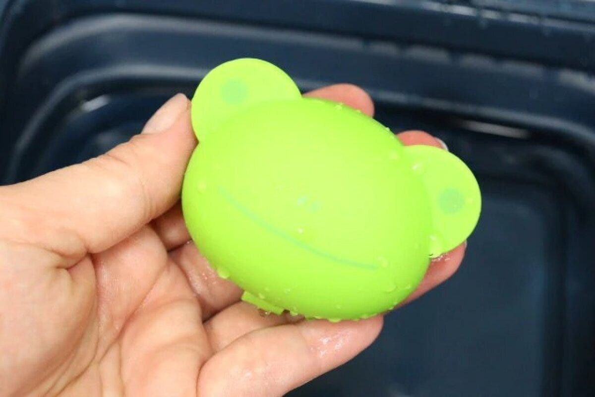 ダイソー　リユーザブル水風船（動物セット）　使用方法