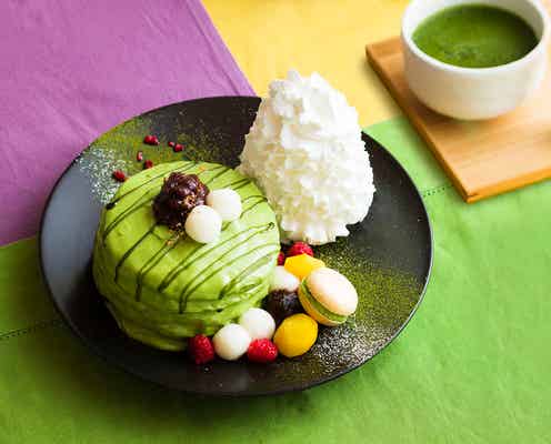 エッグスンシングス「京都限定 宇治抹茶パンケーキ」が抹茶好きにはたまらない!