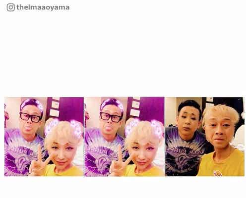 青山テルマ&宮川大輔の“顔交換”に衝撃「笑いすぎてしんどい」「強烈」