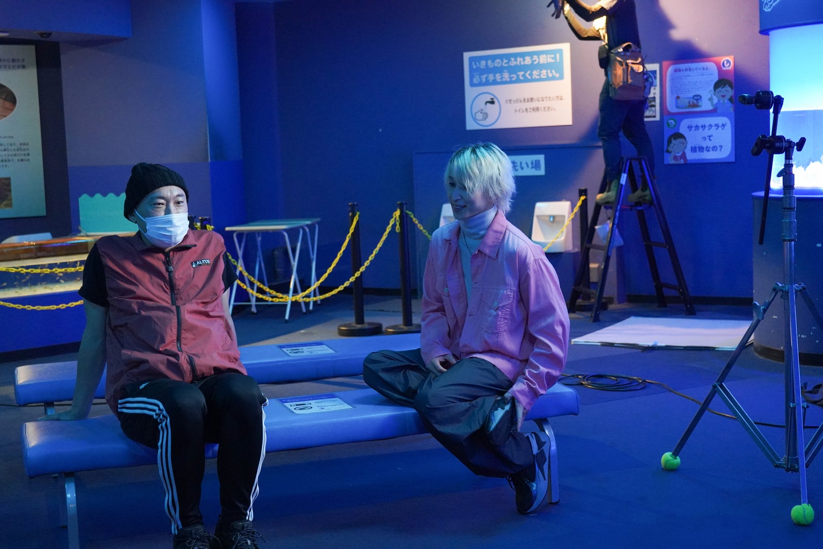 内田英治監督、佐久間大介（C）2024『マッチング』製作委員会