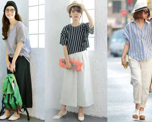 着痩せ効果抜群!ダイエットいらずのストライプ柄でスリムボディに