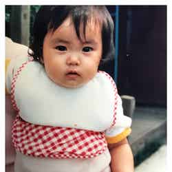赤ちゃんの頃の矢田亜希子／矢田亜希子オフィシャルブログ（Ameba）より