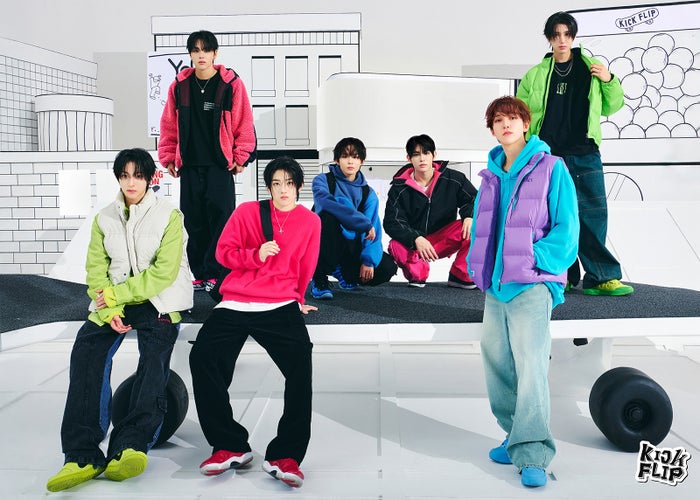 JYP新ボーイズグループKickFlip、メンバー公開で「イケメン揃い」の声 日本人は2人所属「LOUD」出身【個人プロフィール】