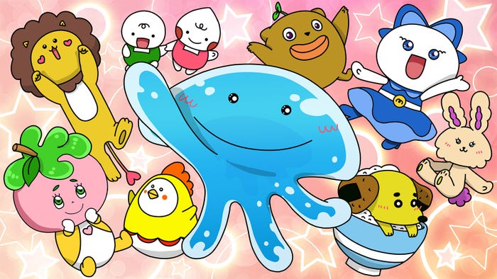 「ジェリジェリフィッシュ」イラスト/中央がるーな (C)「声春っ!」製作委員会