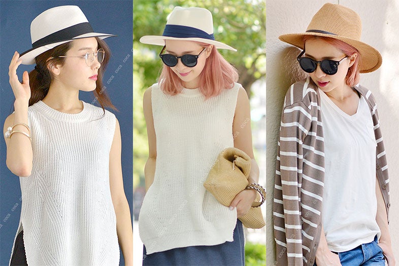 「中折れハット」なら今っぽくコーデがランクアップ！