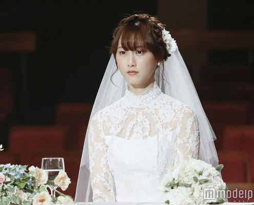 松井玲奈、純白ウェディングドレス姿を初披露「私も結婚式には…」