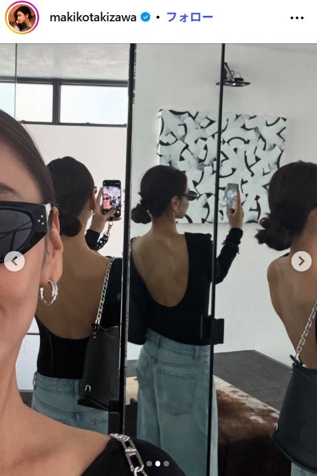 滝沢眞規子Instagramより