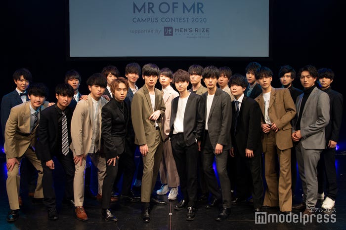 「MR OF MR CAMPUS CONTEST 2020」ファイナリスト(C)モデルプレス