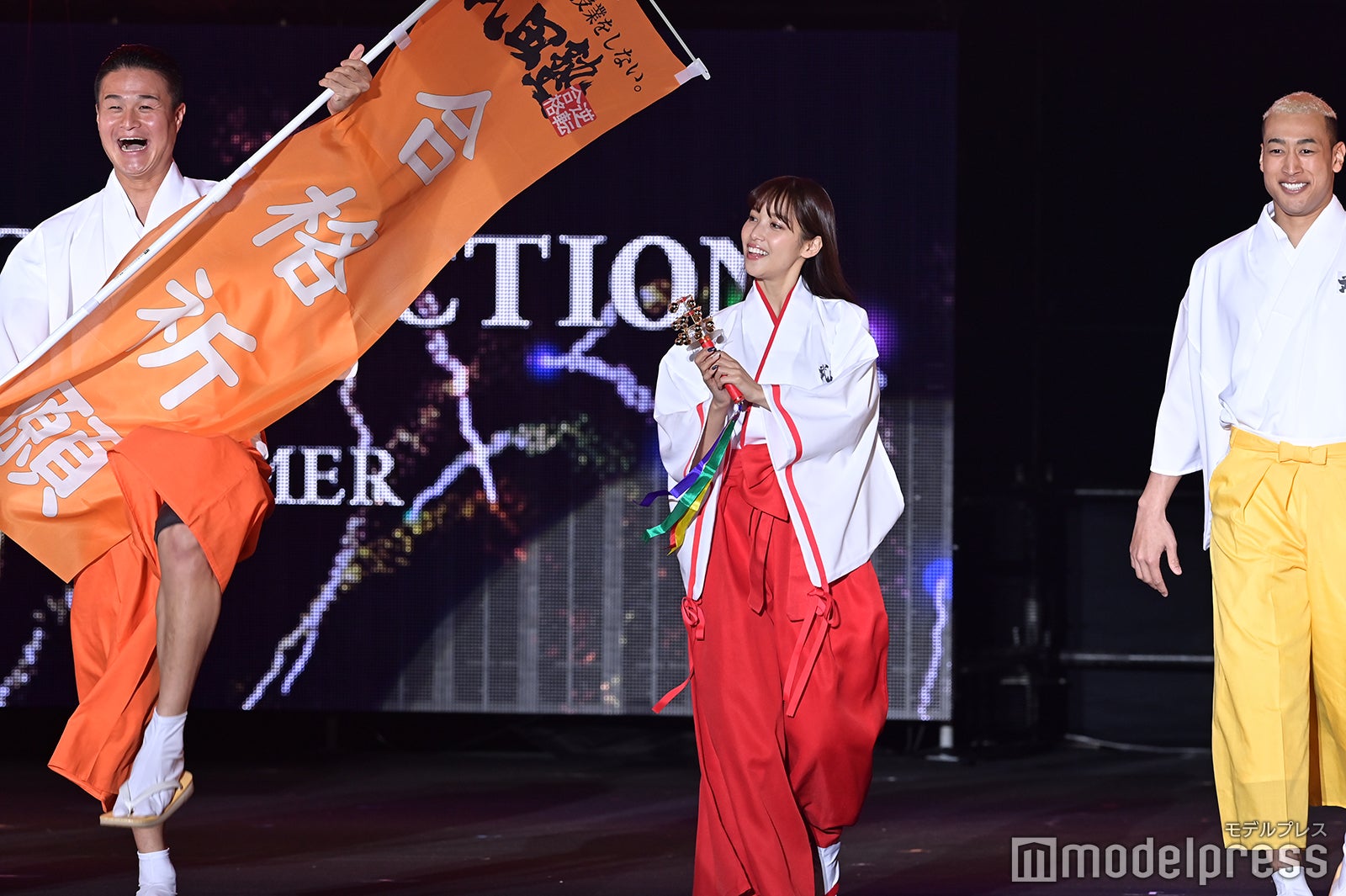 高岸宏行、鷲見玲奈、関口メンディー （C）モデルプレス