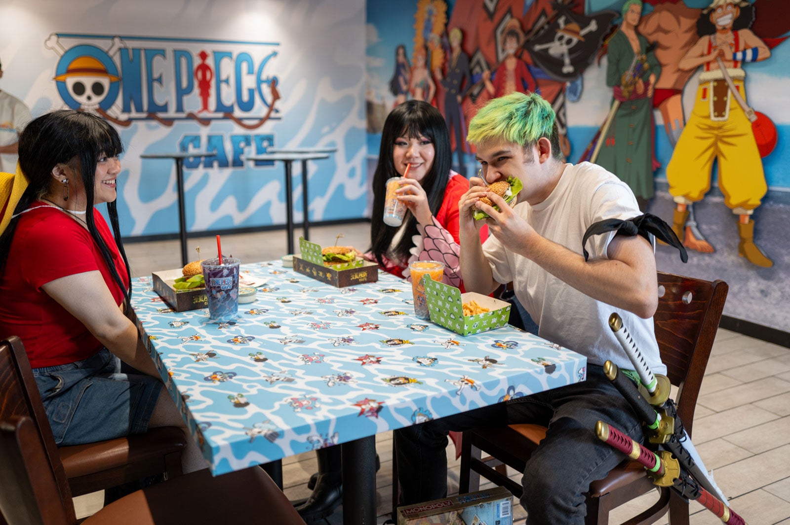 ワンピースカフェの模様（提供写真）