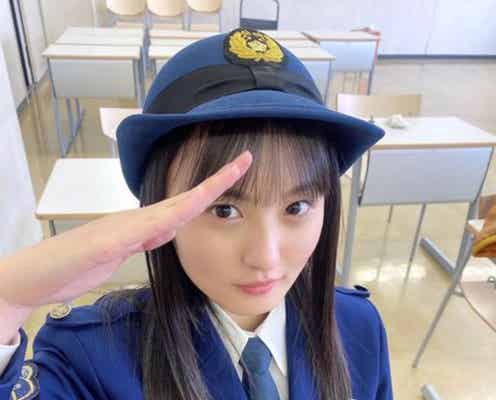 乃木坂46遠藤さくら、警官姿で敬礼オフショット「可愛すぎる」「天使だ」と絶賛の声