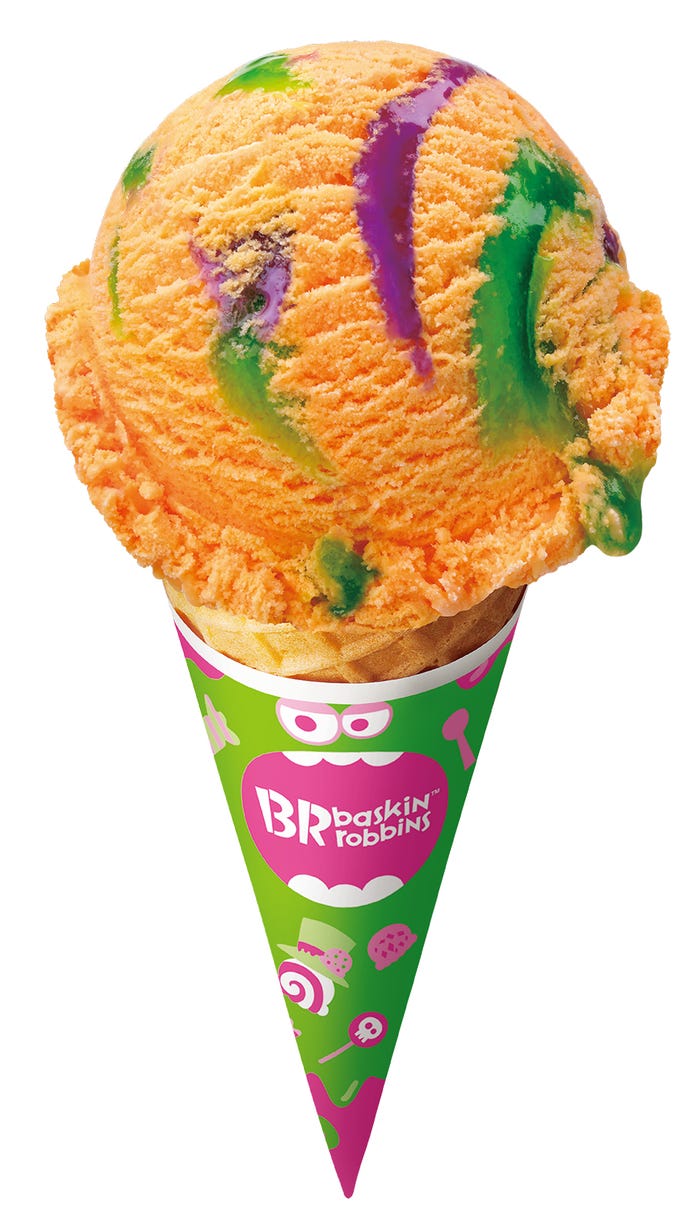 オレンジ スライム タイム/画像提供:B-R サーティワン アイスクリーム